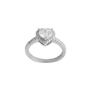 anello chi mi ama taglio a cuore