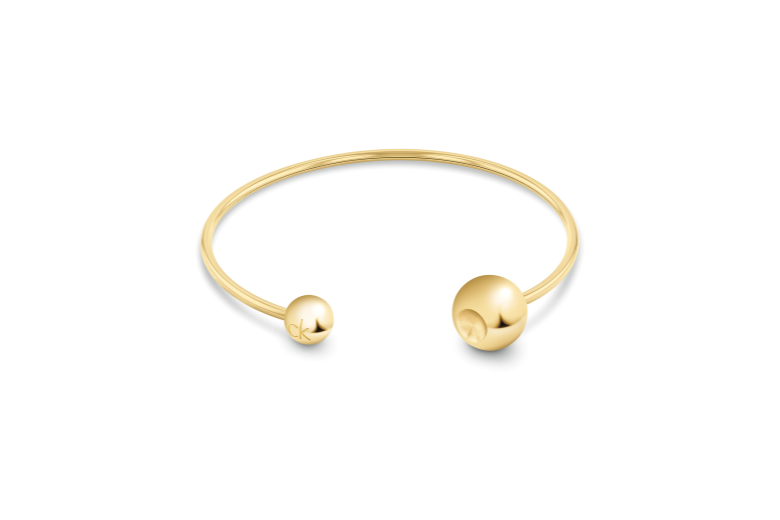 Bracciale in acciaio color oro Calvin Klein