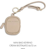 Borsetta Mini portachiavi DW crema bottalato DW01900060