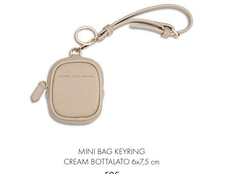 Borsetta Mini portachiavi DW crema bottalato DW01900060
