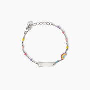 Mabina Bracciale personalizzabile con arcobaleno Rainbow-Tag 534037