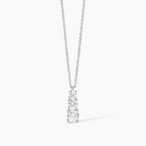 Mabina Girocollo in argento con catena forzatina e zirconi bianchi TRILOGY 553642