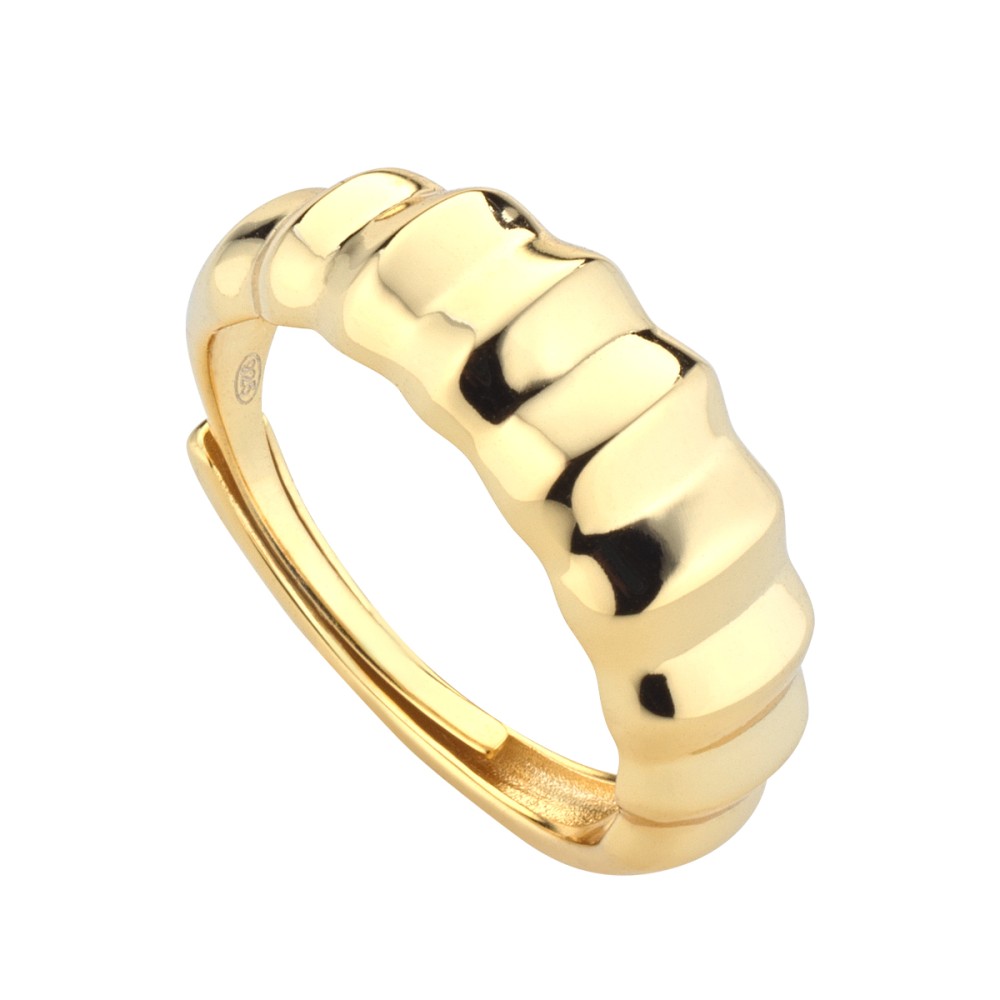 Marcello Pane Anello onde - Honey