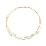 Marcello Pane Collana multifilo perle - Twist