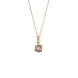Marcello Pane Collana punto luce square champagne - Glam
