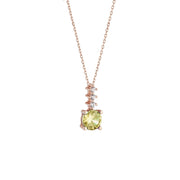 Marcello Pane Collana punto luce square lime - Glam
