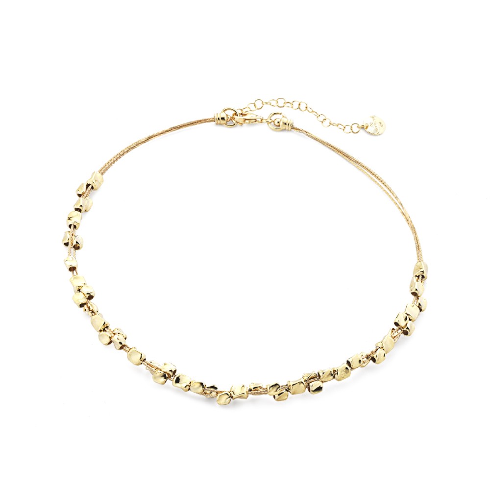 Marcello Pane Collana multifilo pepite - Essential