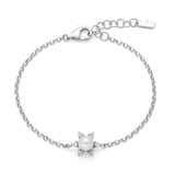 Bracciale Miluna Argento Collezione Unica PBR3677 Sole con perle Oriente