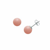 Orecchini Donna Miluna Pasta Di Corallo Rosa