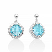 Orecchini Donna Miluna Quadrato Gemma del Cielo