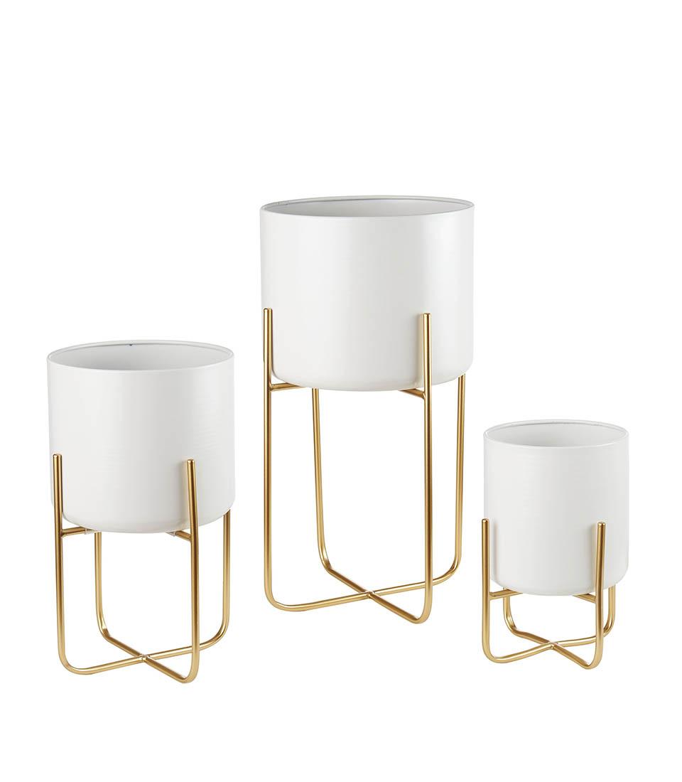 L'Oca Nera Cache -pot set 3 pz