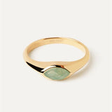 Anello Vanilla Nomade Aventurine Stamp PDPAOLA