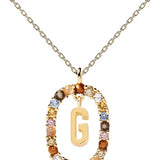 Collana donna gioiello PDPaola New Letters Lettera G Codice: CO01-266-U