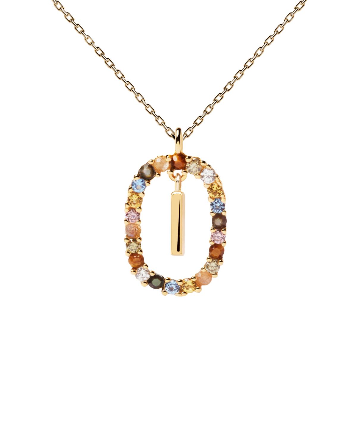 Collana donna gioiello PDPaola New Letters Lettera I Codice: CO01-268-U