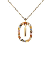 Collana donna gioiello PDPaola New Letters Lettera I Codice: CO01-268-U