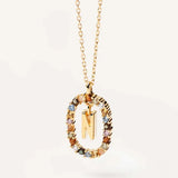 Collana donna gioiello PDPaola New Letters Lettera N