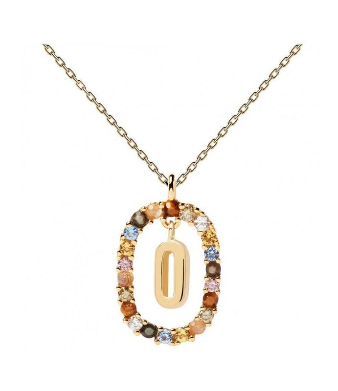 collana donna gioiello PDPaola New Letters Lettera O CO01-274-U