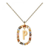 Collana donna gioiello PDPaola New Letters Lettera P Codice: CO01-275-U