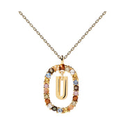 collana donna gioiello PDPaola New Letters Lettera F