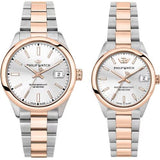 Philip Watch Caribe - Orologi Coppia Lui & Lei bicolore