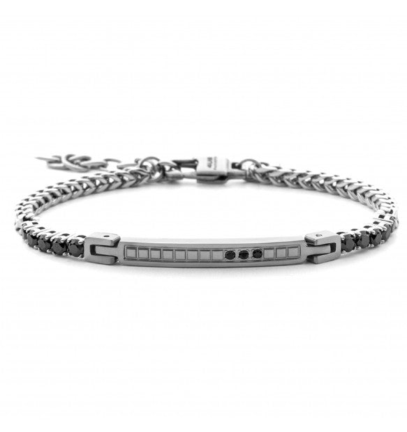 Bracciale in acciaio 4US Cesare Paciotti tennis uomo 4UBR7553