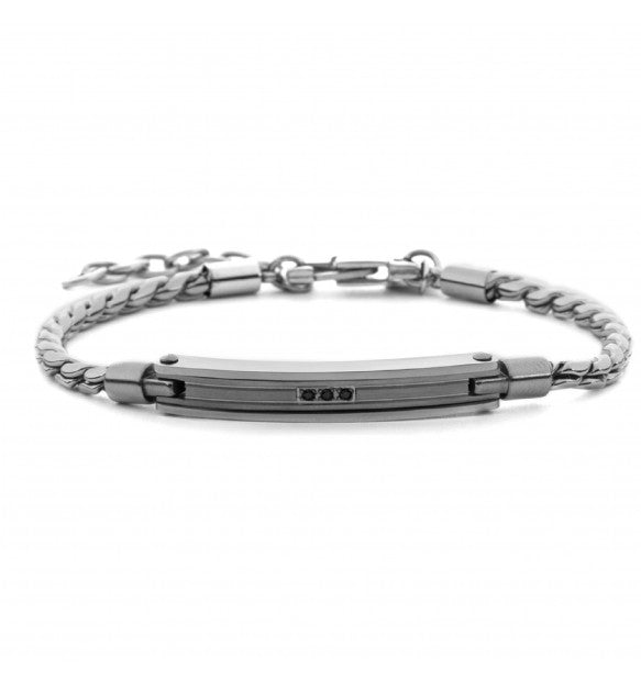 Bracciale in acciaio 4US Cesare Paciotti uomo 4UBR7554