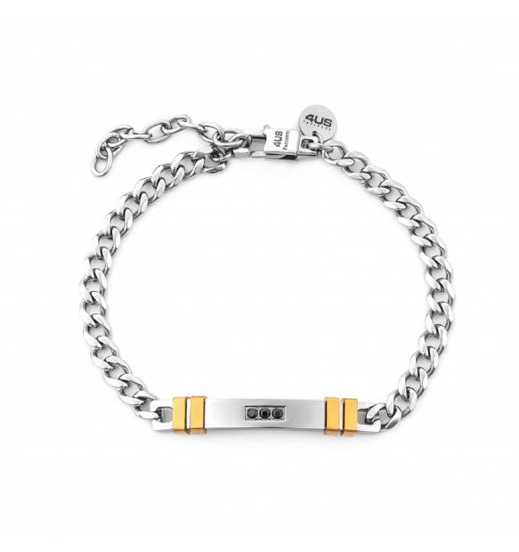 Bracciale in acciaio 4US Cesare Paciotti uomo 4UBR7557