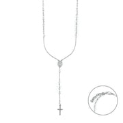 Collana Unisex 4US Cesare Paciotti Rosario Acciaio Biglie Sfaccettate