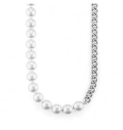 Collana n acciaio 4US Cesare Paciotti perle uomo 4UCL6850