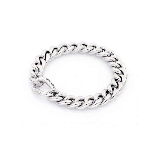 Unoaerrre Bracciale in argento bianco