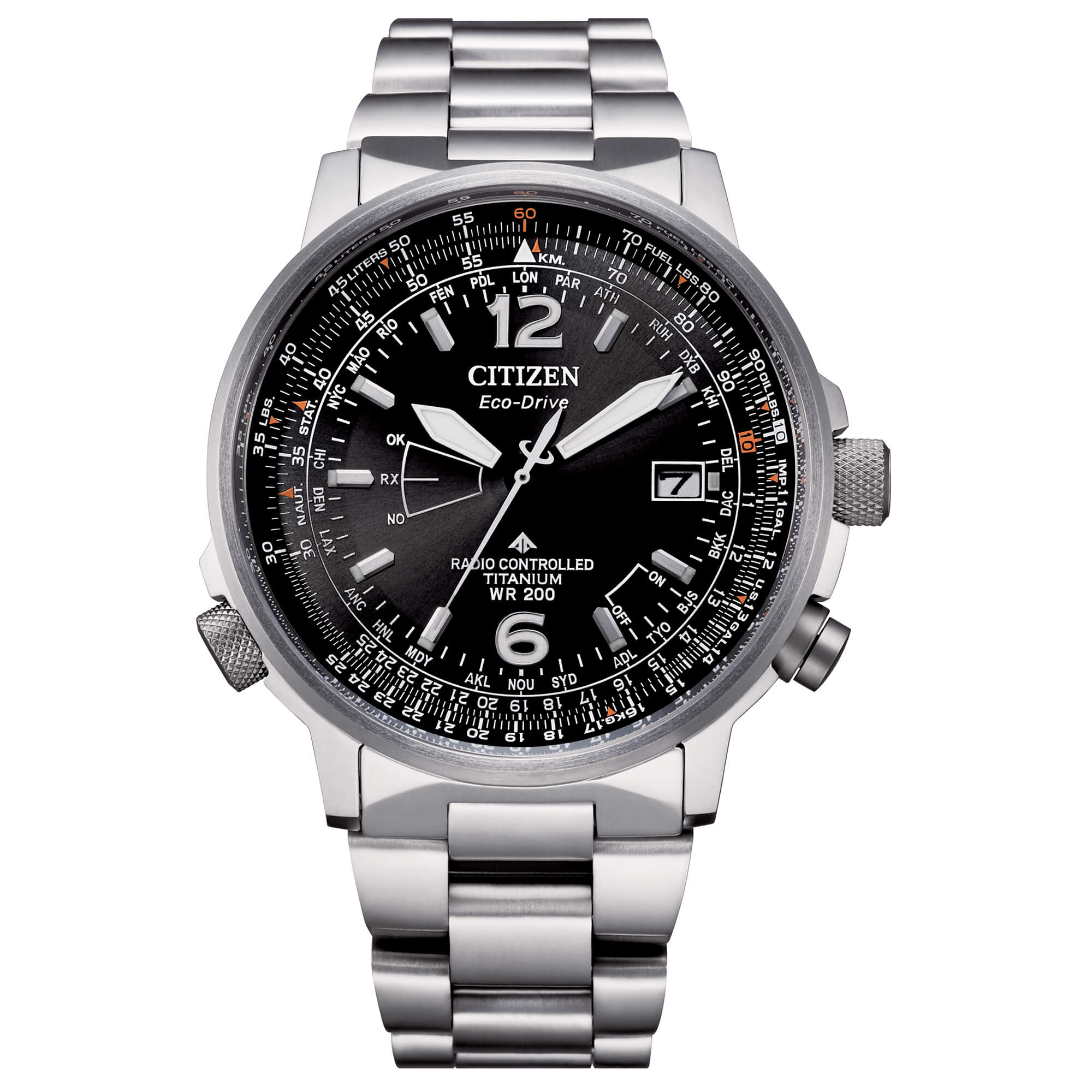 orologio multifunzione uomo Citizen Pilot - CB0230-81E