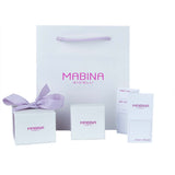 Mabina Codice: 563805  Orecchini da bambina con corindoni rosa sintetici Shiny