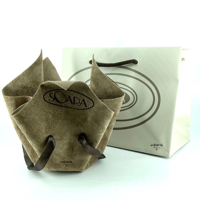 Anello argento rosa, con resina quadrata blu e zirconi