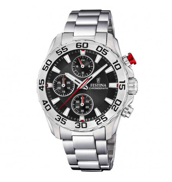 orologio cronografo bambino Festina Junior Argentato/Acciaio