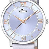 OROLOGIO LOTUS TRENDY 18701/7 AZZURO CINTURINO IN PELLE, DONNA