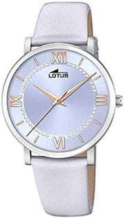 OROLOGIO LOTUS TRENDY 18701/7 AZZURO CINTURINO IN PELLE, DONNA