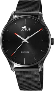 OROLOGIO LOTUS 18817/1 NERO CINGHIA ACCIAIO INOSSIDABILE 316L, UOMO
