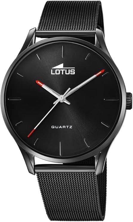 OROLOGIO LOTUS 18817/1 NERO CINGHIA ACCIAIO INOSSIDABILE 316L, UOMO
