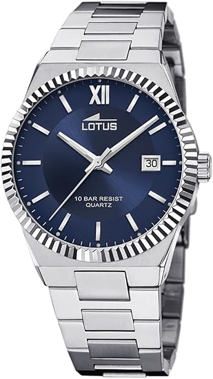 OROLOGIO LOTUS 18835/2 AZZURO CINGHIA ACCIAIO INOSSIDABILE 316L