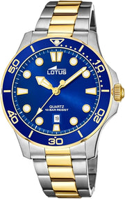 OROLOGIO LOTUS EXCELLENT 18760/1 AZZURRO BRACCIALE IN ACCIAIO, UOMO