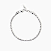 Bracciale in argento con catena cordaEVERY DAY
