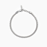 Bracciale in argento con catena spigaEVERY DAY