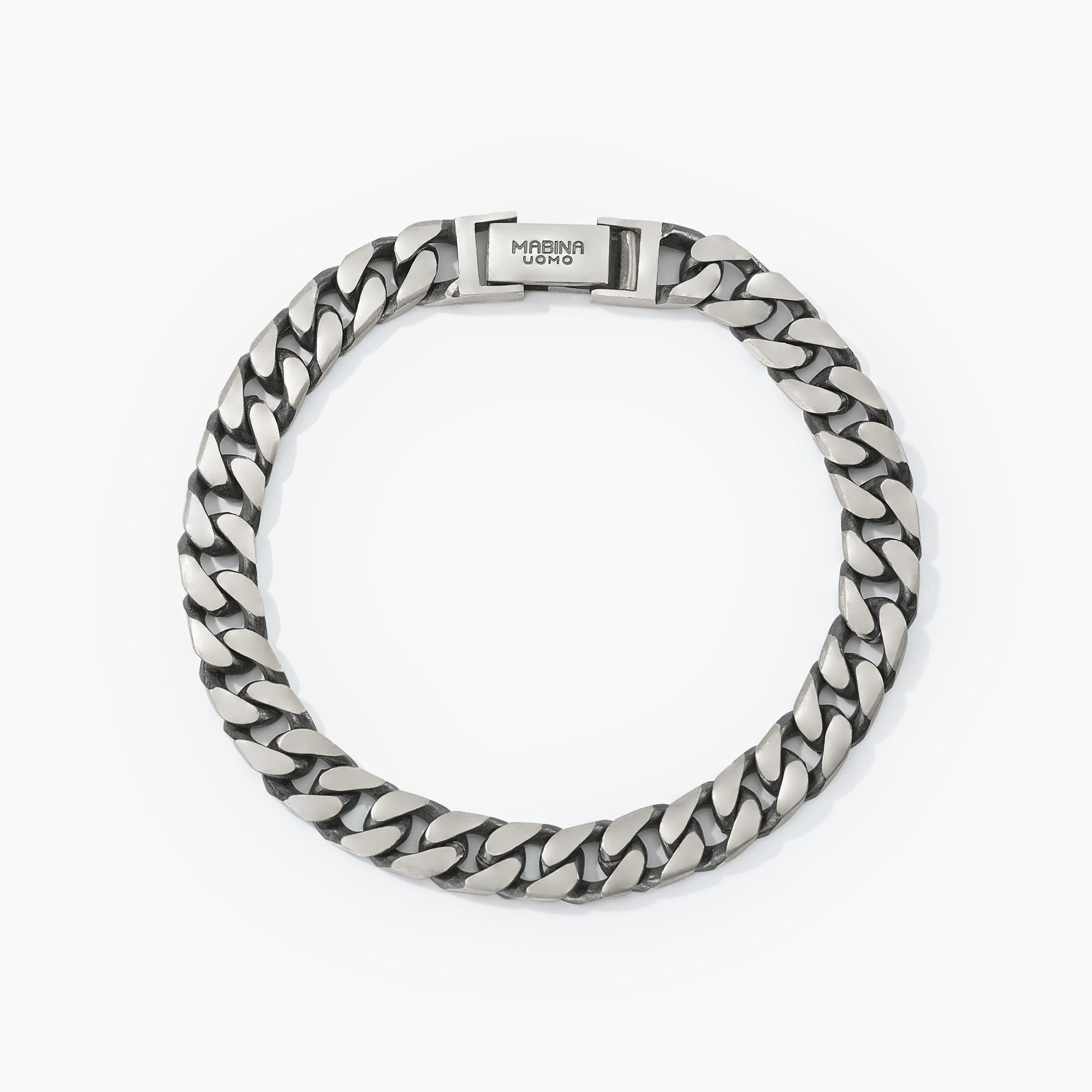 Mabina Gioielli bracciale Catena uomo Argento 925 gioiello Mabina Gioielli