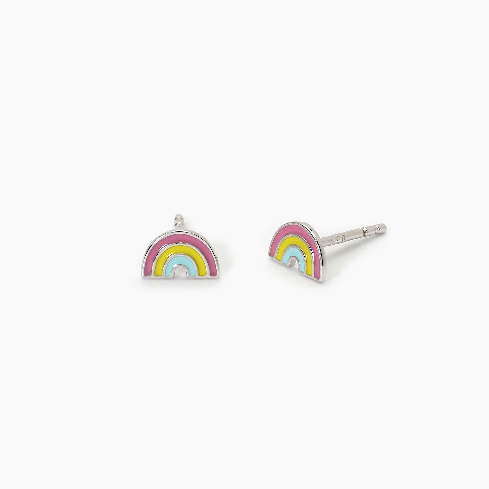 Mabina Orecchini in argento con arcobaleno RAINBOW 563691