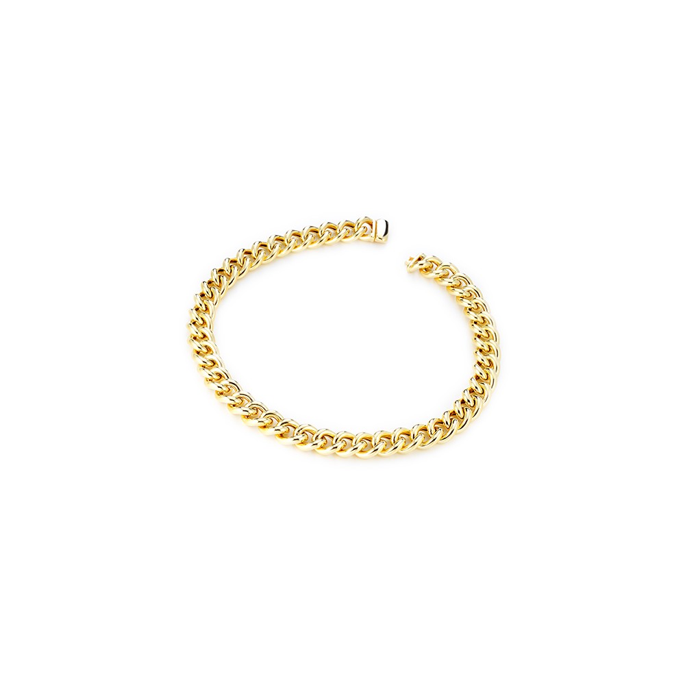 Marcello Pane collana in argento dorato