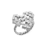 Anello cuore stilizzato collezione