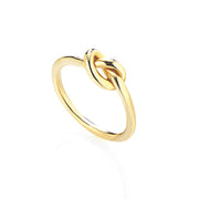 Marcello Pane – Anello classique in argento dorato