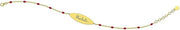 bracciale Con Targa bambino Oro 9kt gioiello Nanan Codice: NGLD0001