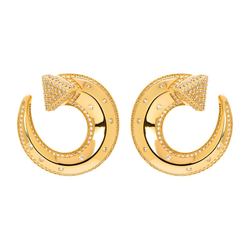 Noveottouno Orecchini Luxury Moon