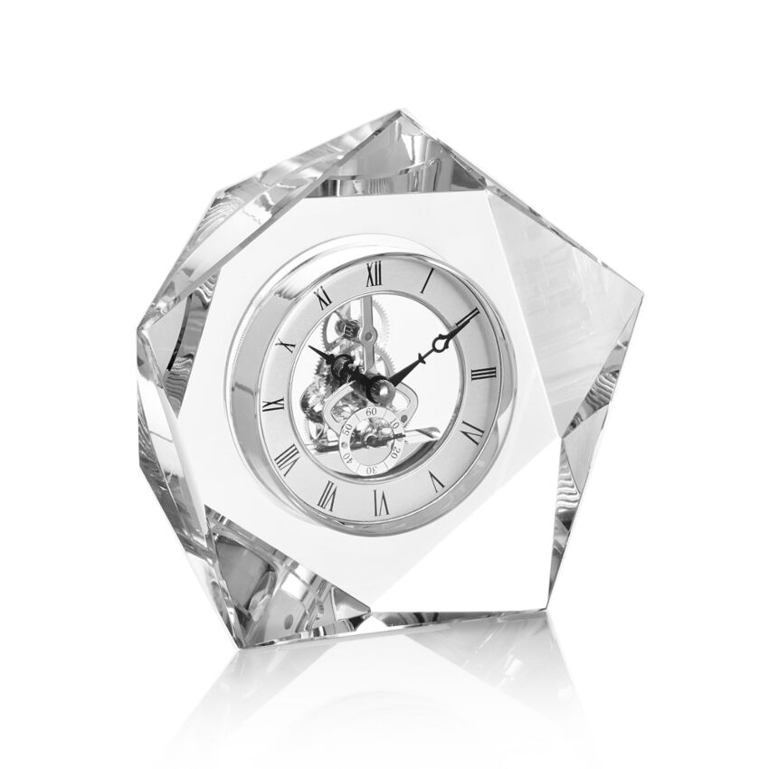 Orologio Da Tavolo Ottaviani In Cristallo Home Collection 29871